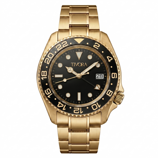 Meridian Aurelius Steel Onyx Dial