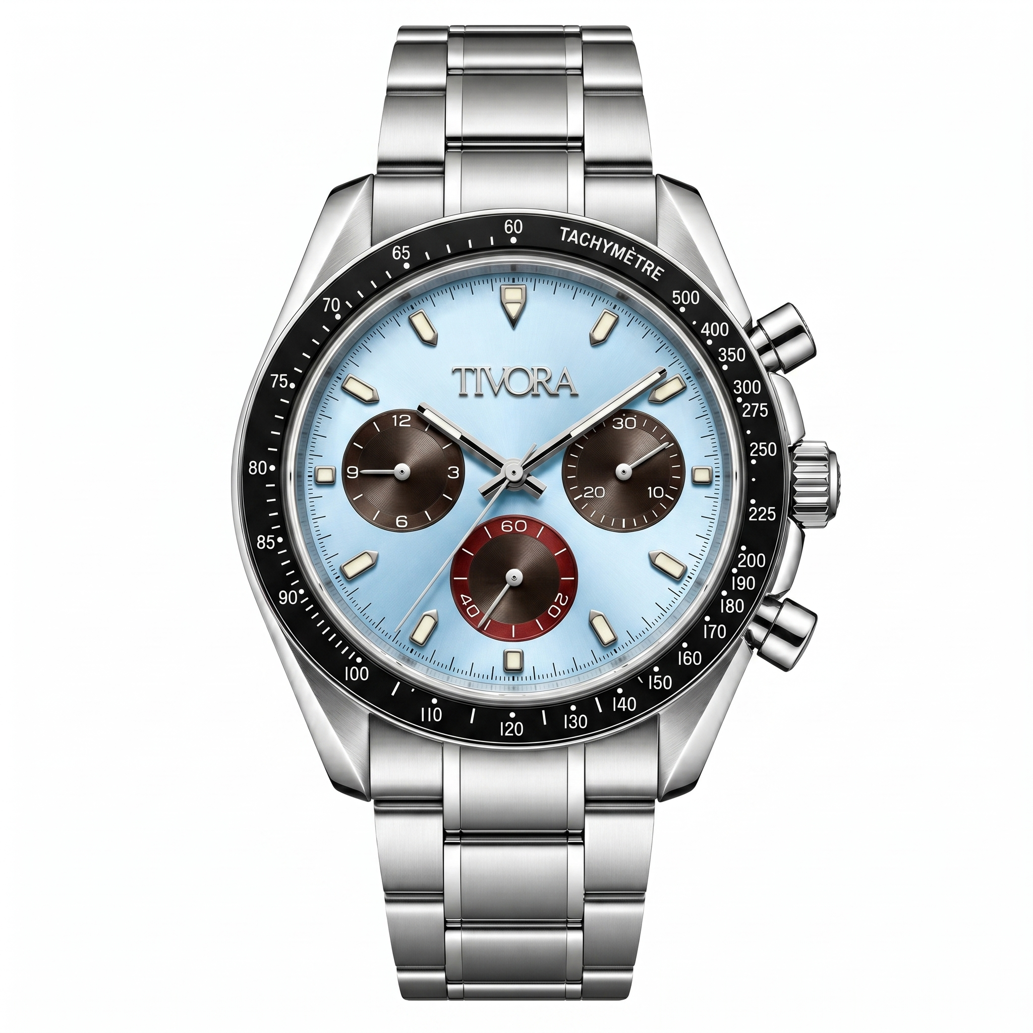 Veyron Argent Steel Ice Dial