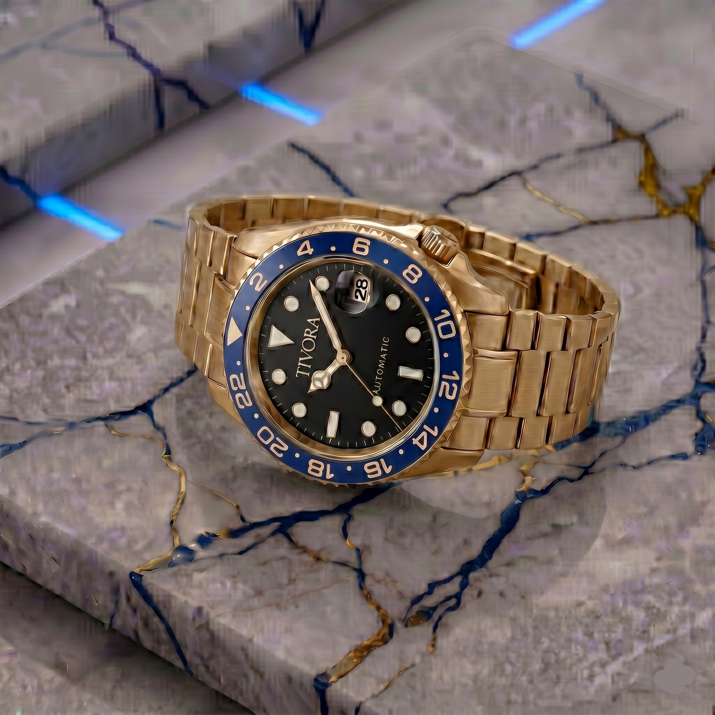 Meridian Aurelius Steel Onyx Brezel