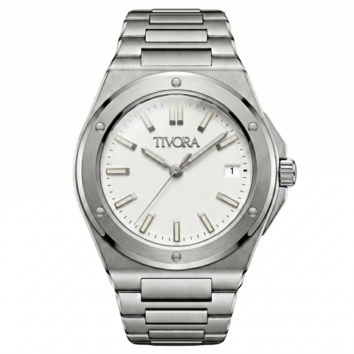 Vertex Argent Steel Frost Dial