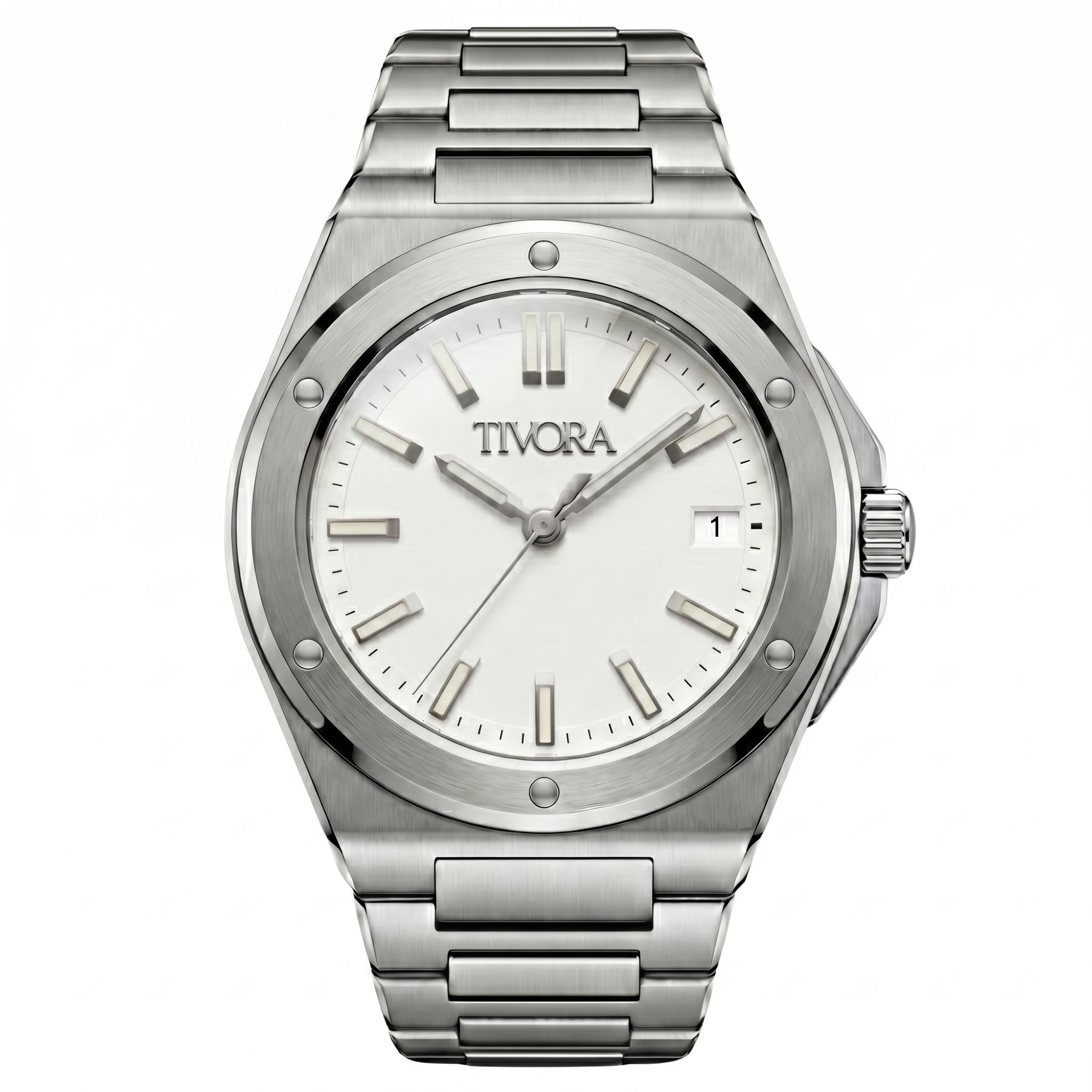 Vertex Argent Steel Frost Dial