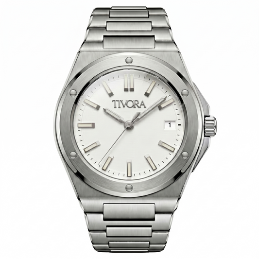Vertex Argent Steel Frost Dial