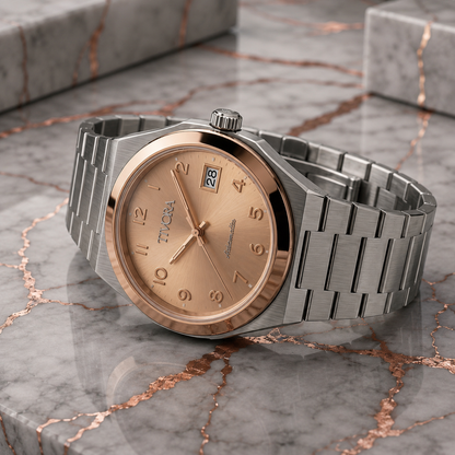 Élan Two Tone Steel Onyx Dial