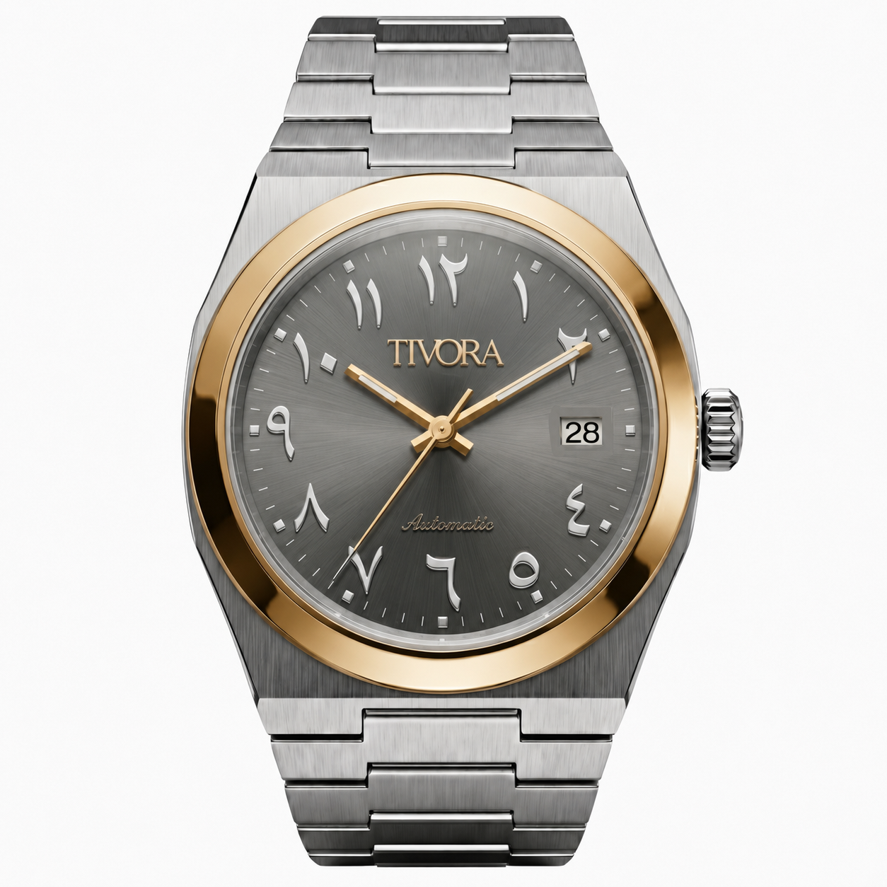 Élan Two Tone Steel Grey Dial