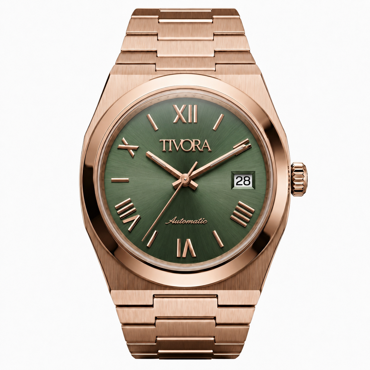 Élan Rose Steel Olive Dial
