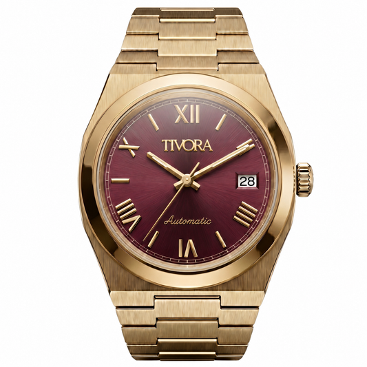 Élan Rose Steel Crimson Dial
