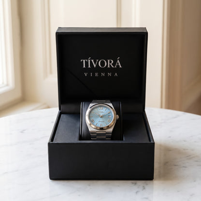 Élan Argent Steel Roman Ice Dial – in the TÍVORÁ box