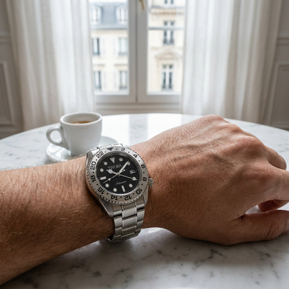 Meridian Argent Steel Grey Dial – on the wrist