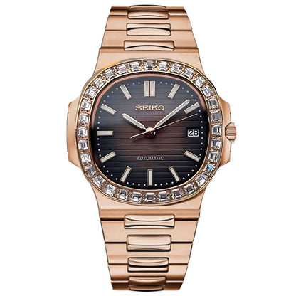 NAUT MOD - ROSE GOLD - BROWN (DIAMOND)