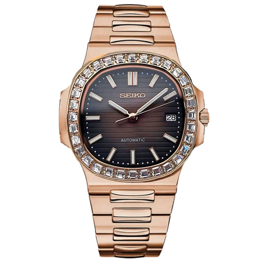 NAUT MOD - ROSE GOLD - BROWN (DIAMOND)