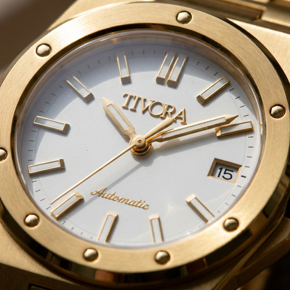 Vertex Aurelius Steel Frost Dial – close-up