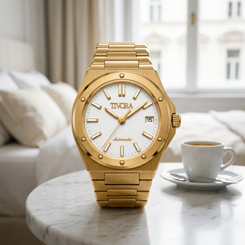 Vertex Aurelius Steel Frost Dial – front view